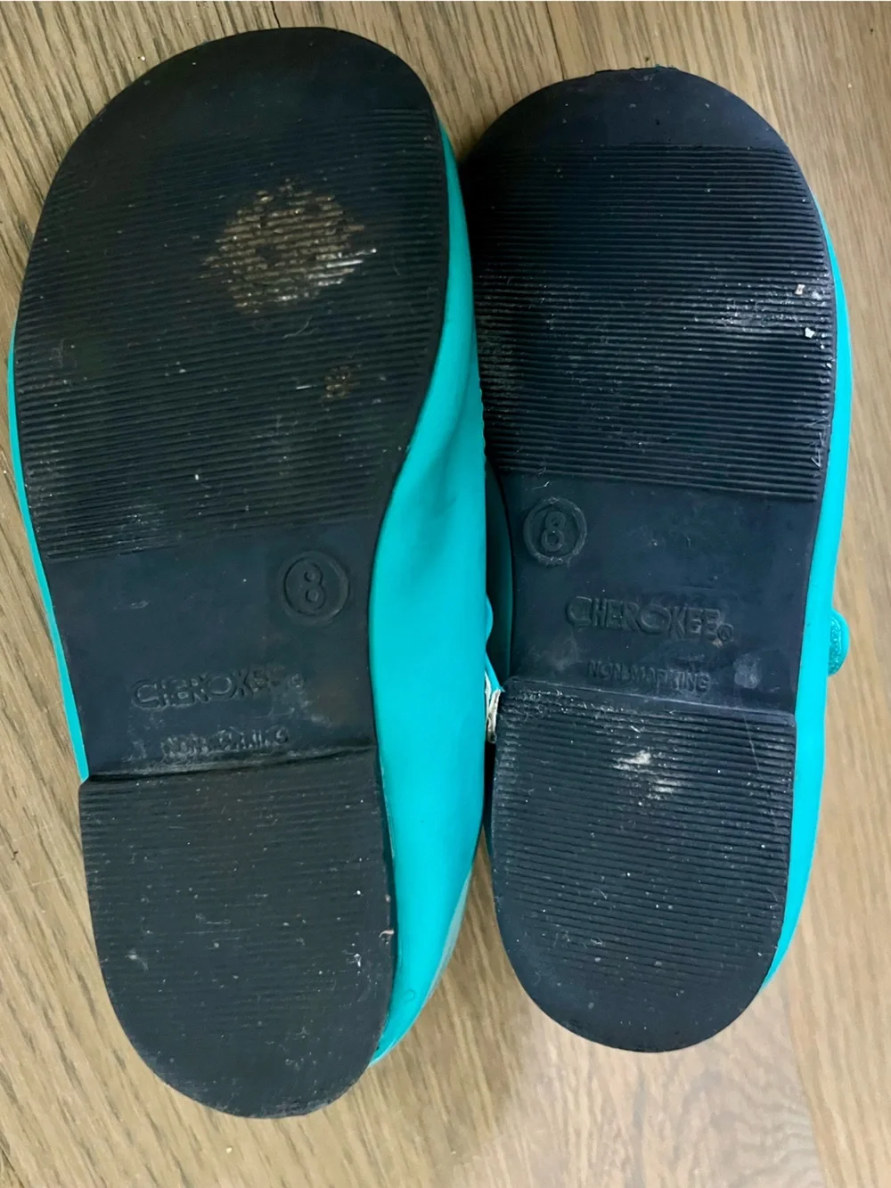 Cherokee Turquoise Shoes. Size 8.